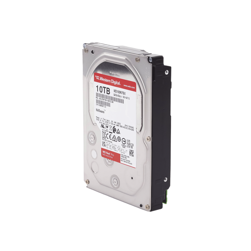 WD103KFBX Disco Duro Red Pro de 10TB / 7200 RPM / Optimizado para NAS / Uso 24-7 / 5 Años de Garantia