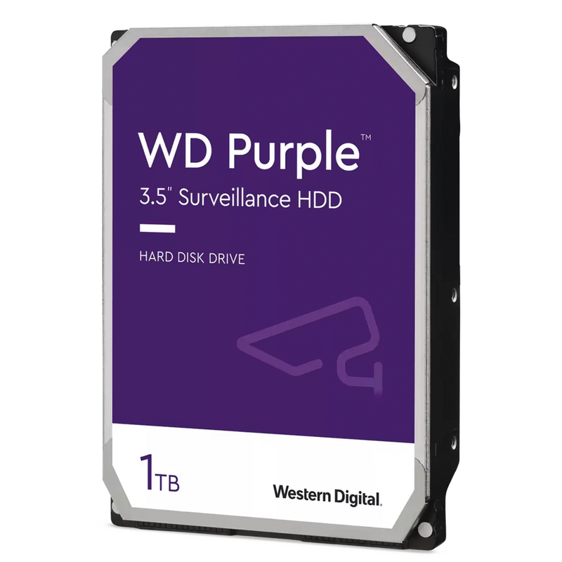 WD11PURZ Disco Duro Purple de 1 TB / 5400 RPM / Optimizado para Soluciones de Videovigilancia / Uso 24-7 / 3 Años de Garantia