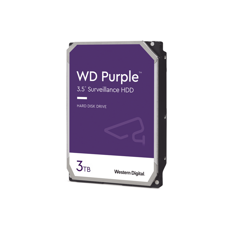 WD33PURZ Disco Duro PURPLE de 3TB / 3 AÑOS DE GARANTÍA / Para Videovigilancia