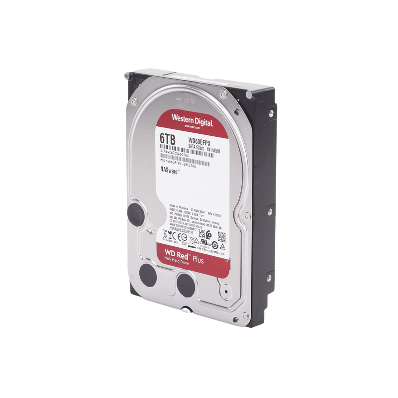 WD60EFPX Disco Duro Red de 6TB / 5400 RPM / Optimizado para NAS / Uso 24-7 / 3 Años de Garantia