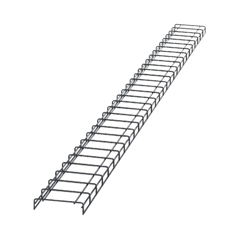 WG8BL10 Charola para Canalización Wyr-Grid® Tipo Malla, Con Pintura Electrostática en Color Negro, 8 in (203.2 mm) de Ancho, 53.1 mm de Alto y 3 m de Largo