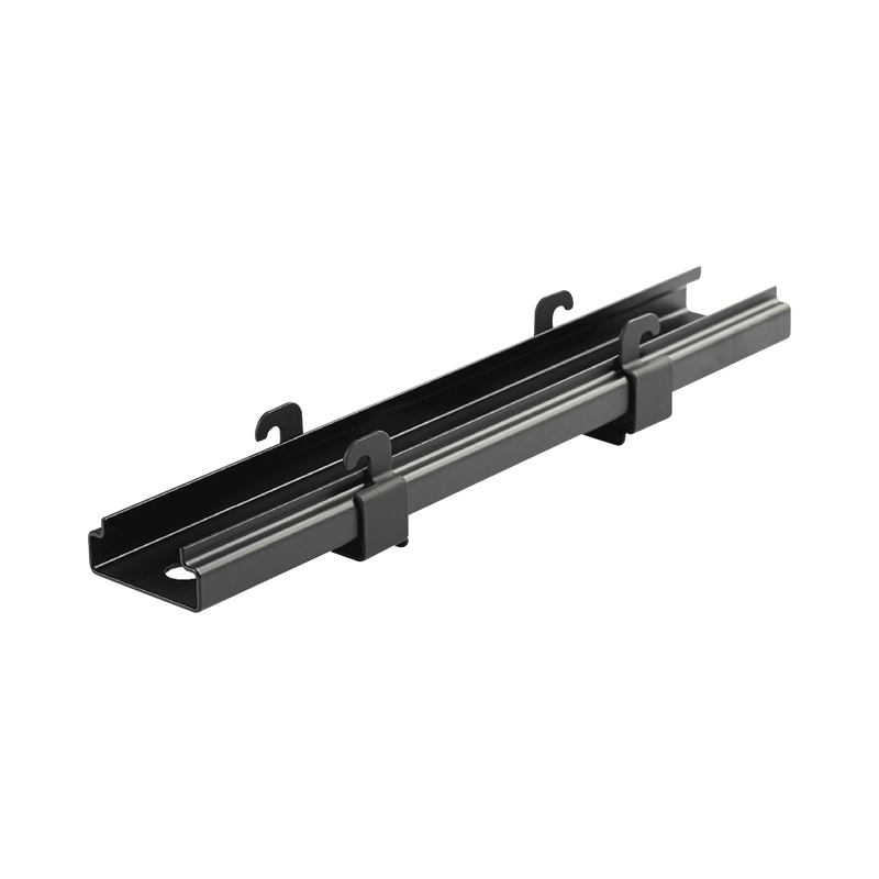 WGTBS8BL Soporte de Montaje a Techo Tipo Trapecio, para Charolas Wyr-Grid de 8 in (203.2 mm) de Ancho, Uso con Varilla Roscada de 1/2, Color Negro