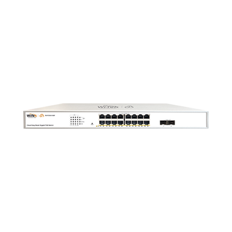 WI-PCES318GF Switch Administrable PoE  / 16 puertos PoE af/at Gigabit /  2 x SFP Gigabit / Administración Cloud Gratuita / Presupuesto 240 W