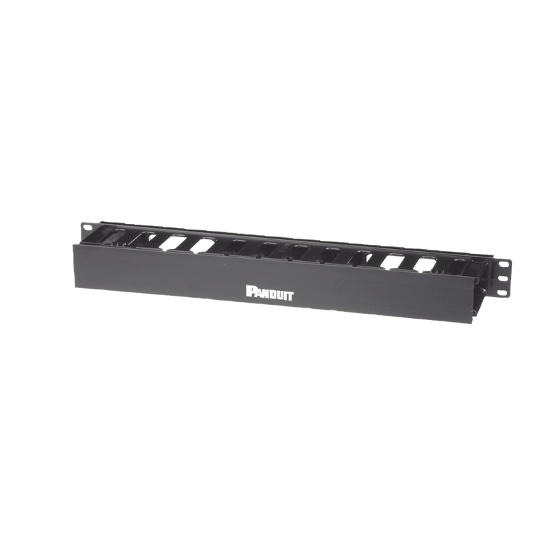 WMPFSE Organizador de Cables Horizontal PatchLink, Sencillo (Solo Frontal), Para Rack de 19in, 1UR