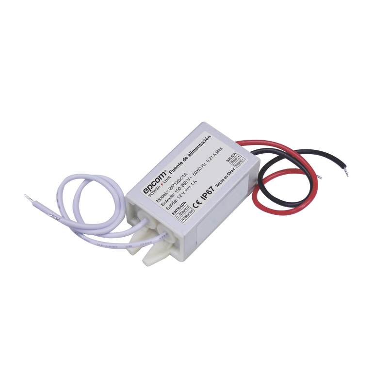 WP12DC1A Fuente 12 V / 1 Amper / Waterproof / Intemperie grado IP67
