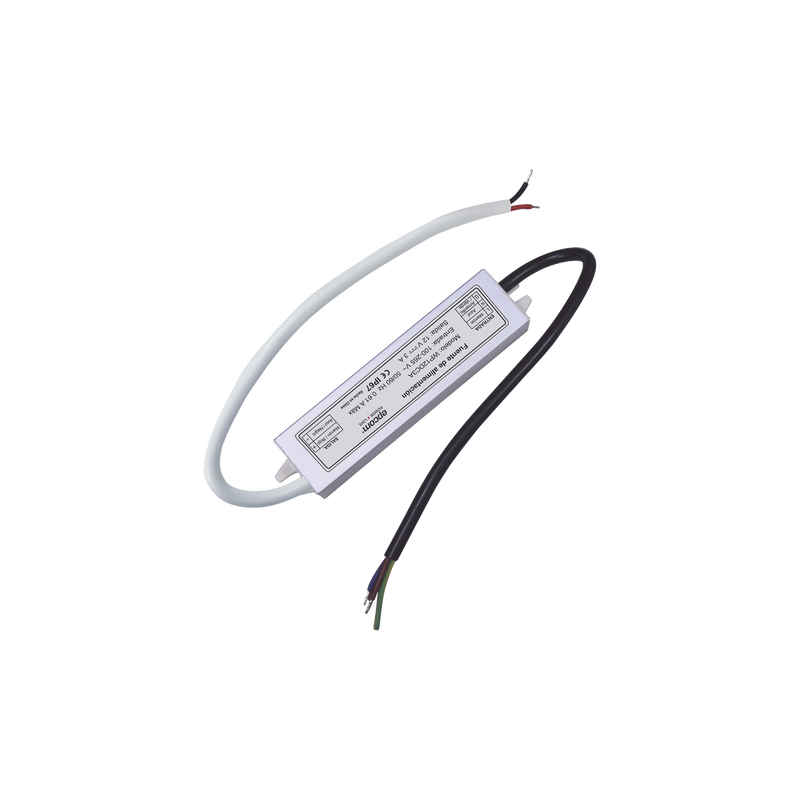 WP12DC3A Fuente 12 V / 3 Amperes / Waterproof / Intemperie grado IP67