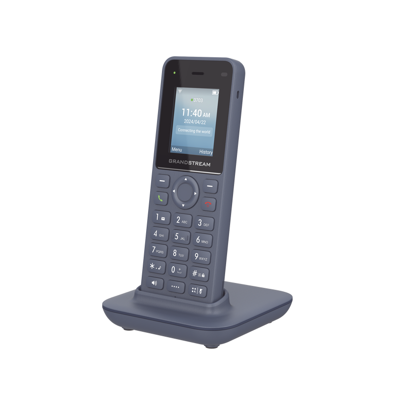 WP816 Teléfono IP inalámbrico Wi-Fi, portátil, 2 líneas, 2 cuentas SIP, Voz HD, Bluetooth, Puerto USB tipo C