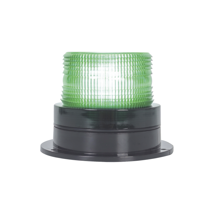 Burbuja Brillante de Larga Vida Útil, con 8 LEDs Color Verde, Domo Verde, 12Vcd
