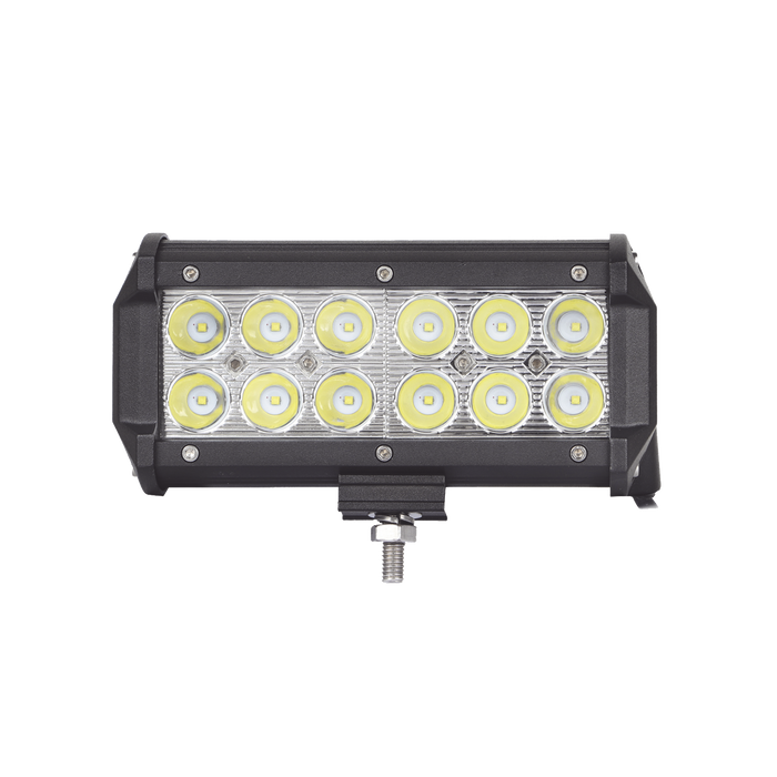 Barra de Luz de 12 LED, 1500 Lúmenes, 18 watts, 10-30 Vcc, IP67, 6.5 pulgadas