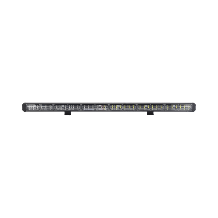 Barra de luz de advertencia de 6 Módulos de 6 LED, 30 Pulgadas, Ámbar/Claro