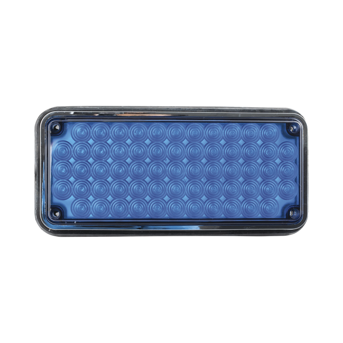 Luz de advertencia de 7x3, Color Azul, Ideal para ambulancias