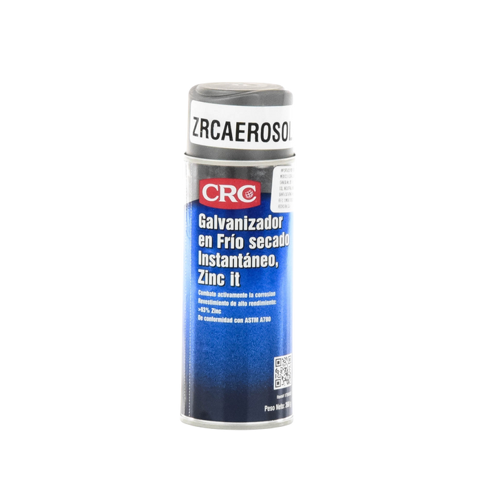 Compuesto Zinc en Aerosol para Retoque de Piezas Galvanizadas por Inmersión en Caliente (386 gr.).