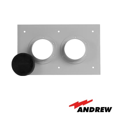 204673-2A Placa pasamuro con capacidad de 2 botas de 4 - Toer