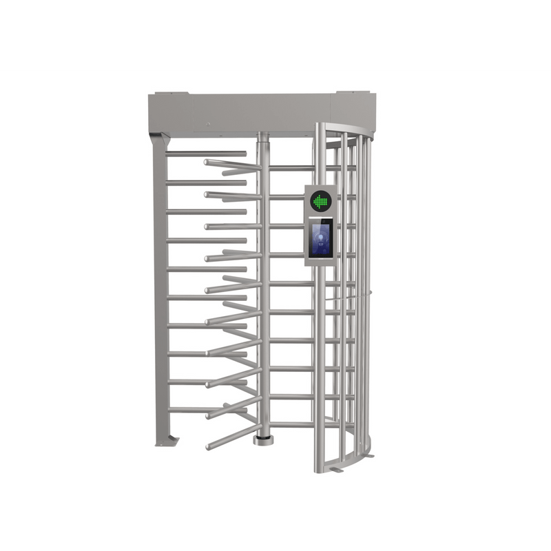 DS-K3H4410-120/PG-DM60 Torniquete SENCILLO (1 Carril) de Cuerpo Completo Bidireccional / Exterior /  Acero Inoxidable SUS304 / 30 Personas por Minuto / Compatible con Reconocimiento Facial (Terminal no Incluida)