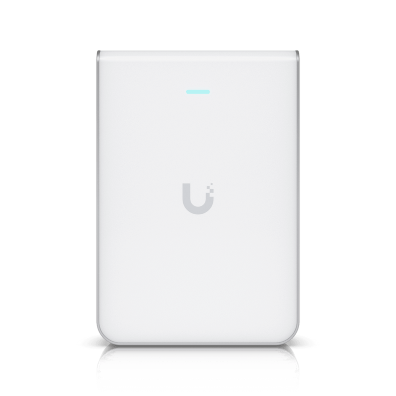 U7-PRO-WALL Punto de Acceso WiFi 7 Con Diseño de Pared, Tribanda en 2.4, 5 y 6 GHz, Hasta 10.688 Gbps, Puerto Ethernet 1/2.5 GbE, 300+ Clientes Simultáneos