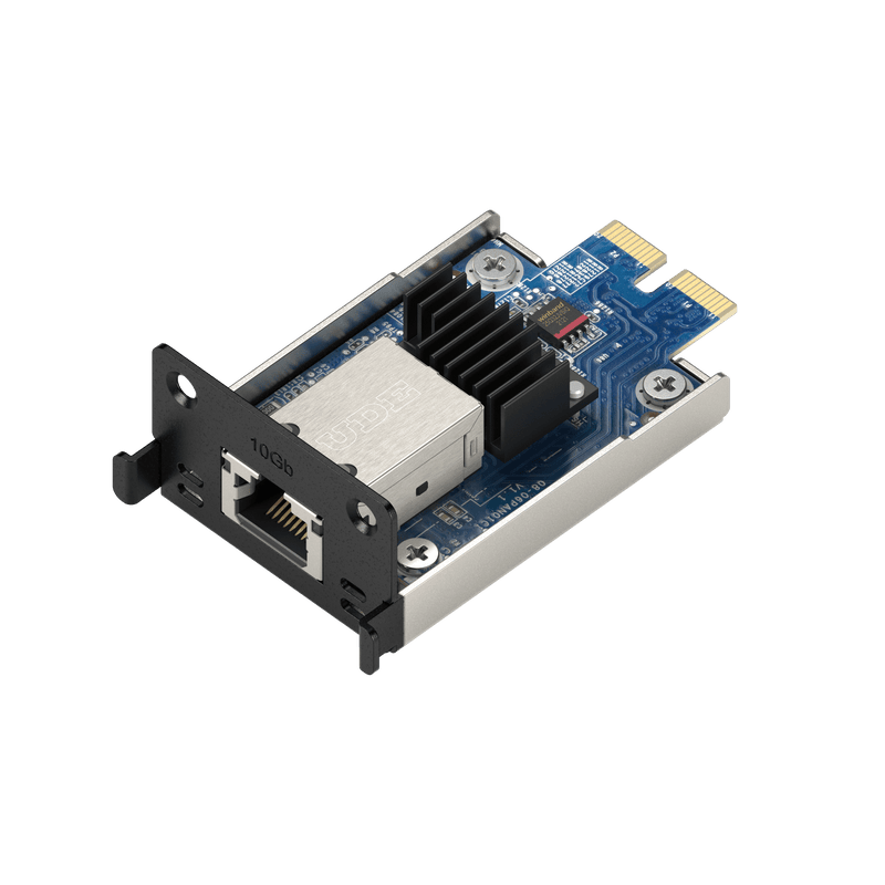Adaptador de Ethernet E10G18-T1 | 10 Gbps / Compatible con PCIe 3.0 y 2.0 | Autonegociación de 4 u 8 Canales | Perfil Bajo y Altura Completa | Compatibilidad con Synology DSM 6.1.7 o Posterior.