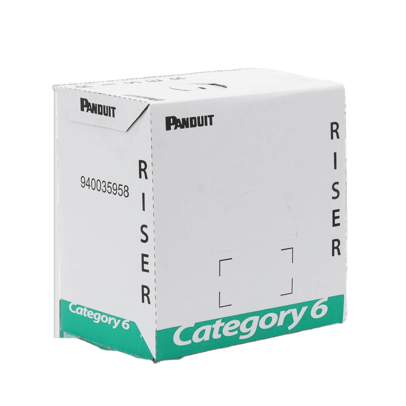 PUR6C04BU-F Bobina de Cable UTP, Categoría 6 de Alto Rendimiento (+350 MHz),  23 AWG, PVC (CMR, Riser), Bobina de 305 m, Color Azul