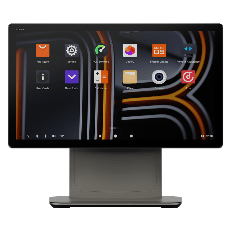 Terminal de Escritorio Inteligente / Pantalla FHD de 15.6 / Qualcomm Hexa-core / 4 GB RAM + 64 GB ROM / Sistema Operativo SUNMI 4.0 / Touch ID / Puertos múltiples / Servicios móviles de Google