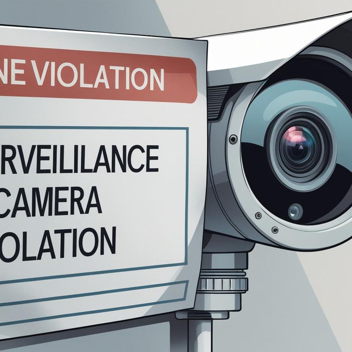 ¿Me pueden multar por tener cámaras de vigilancia?