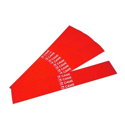 001-G02809 Paquete de 20 bandas reflectantes rojas para mástil 001-G0401,001-G0601 CAME