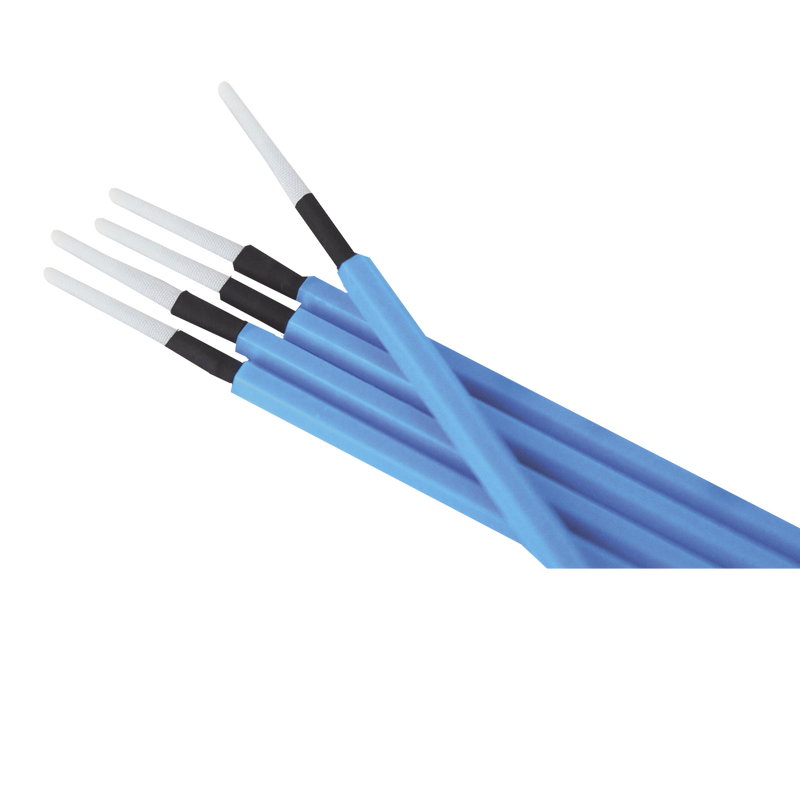 1.25-SWAB Hisopos para limpieza de puertos de fibra óptica 1.25 mm para adaptadores LC y MU, 100 piezas