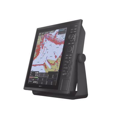 Pantalla CR 1522 / Resolución 1024 x 768 XGA / GPS/GLONASS/GALILEO/BEIDOU/QZSS/GAGAN / 2 Ranuras SD / IP26 & IP27 / NMEA 2000 y 0183 Compatible / 10-36 VDC