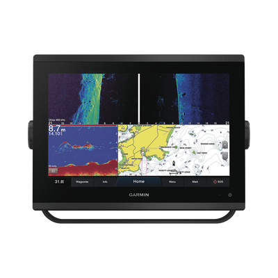 GPSMAP® 1223xsv / Pantalla Táctil WXGA 12.1" / Resolución 1280x800 / GPS-GLONASS-Galileo / Compatible con NMEA 2000 y 0183 / Sonda CHIRP Integrada / ClearVü y SideVü / IPX7 / Alimentación 10-32 Vdc