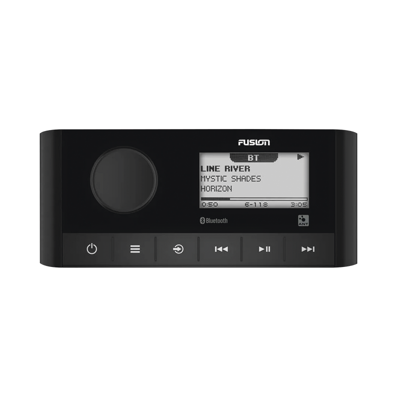 10-02405-00 Sistema de Audio Marino / Pantalla LCD 2.3 / Bluetooth y ANT / 180 W Pico / 22 W RMS x 4 / 2 Zonas Multi-Zone / IPX6 e IPX7 / Compatible con AM, FM, DAB+, AUX / Actualizaciones Inalámbricas