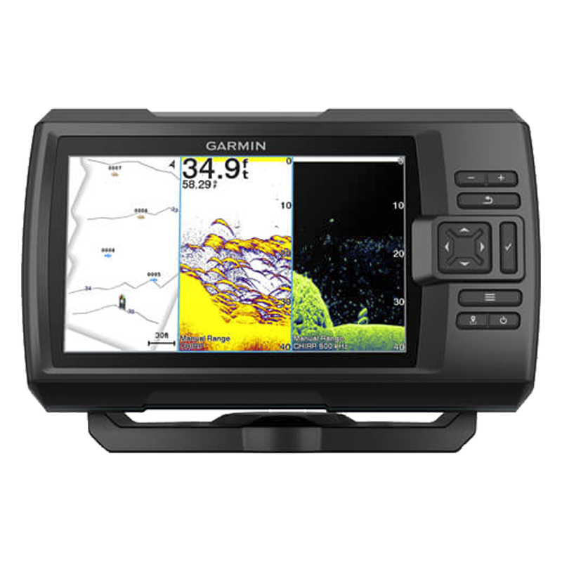 10-02552-01 STRIKER Vivid 7cv / Pantalla WVGA a Color 7 / Resolución 800x480 / GPS Integrado / Sonda Tradicional y ClearVü / Frecuencias 50-800 kHz / Potencia 500 W / IPX7 / Quickdraw Contours / Conectividad Wi-Fi