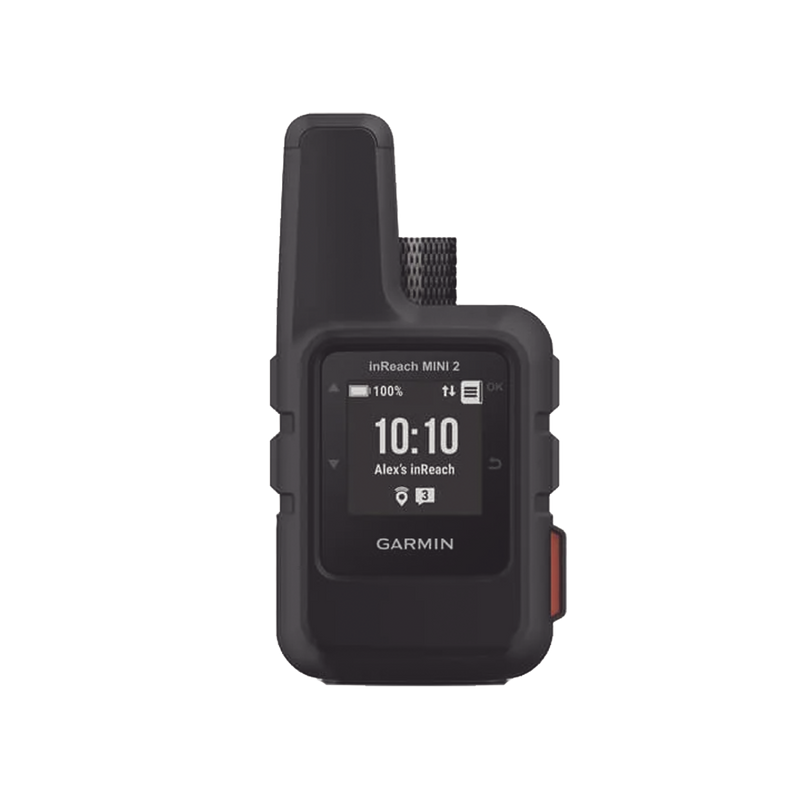 10-02602-01 GPS portátil inReach® Mini 2 / Pantalla Monocroma Transflectiva 23 x 23 mm / Resolución 176 x 176 píxeles / Batería Recargable de Iones de Litio / Autonomía Hasta 14 Días / Resistencia al Agua IPX7 / Conectivi