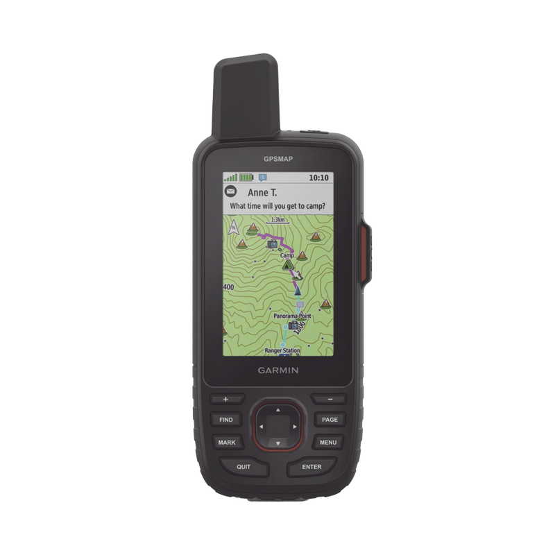 10-02812-00 Navegador GPS Outdoor GPSMAP 67i / Pantalla TFT Transflectiva a Color 3? / Resolución 240 x 400 Píxeles / Batería Recargable de Ión-Litio / Autonomía Hasta 840 Horas / IPX7 / MIL-STD-810 / Brújula de Tres Ej
