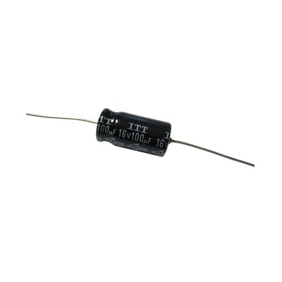 Capacitor Electrolitico de 100 mF a 16 Vcc. - Toer