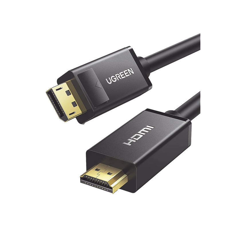 10203 Cable DP Macho a HDMI Macho / Longitud 3m / Soporta 4K@30Hz / Soporta 3D / Cobre Estañado 28AWG / Blindaje interno múltiple / Transmisión Unidireccional / Botón de Liberación / Chip de Última Generación