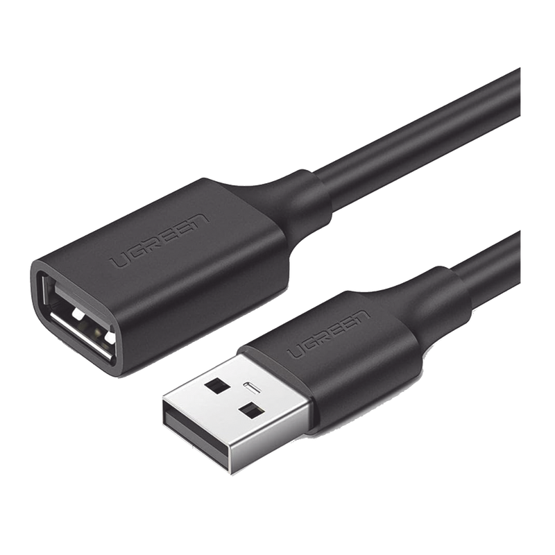 10314 Cable Extensor USB 2.0 A a A | 1 metro | Macho-Hembra | Ultra Durabilidad | Núcleo de Cobre Estañado 28/22 AWG | Blindaje Interior Múltiple / Ideal para teclado, mouse, impresoras, etc.