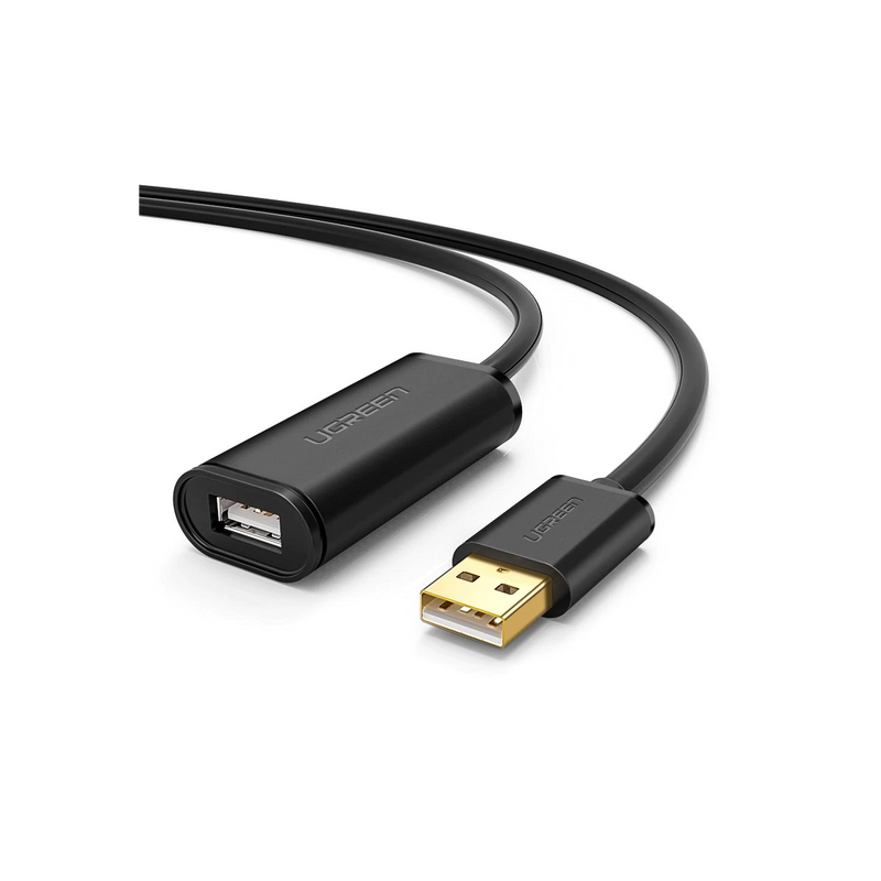 10319 Cable de Extensión Activo USB 2.0 / 5 Metros / Macho-Hembra / Booster individual FE1.1S incorporado / Velocidad de hasta 480 Mbps / Ideal para impresoras, consolas , Webcam, etc.