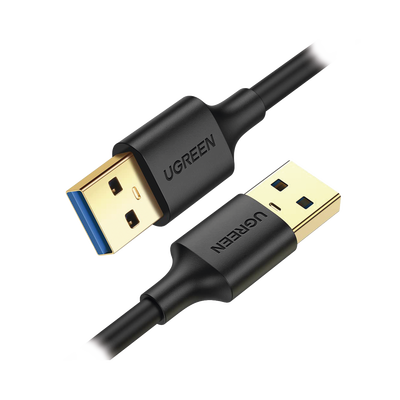 Cable USB-A 3.0 a  USB-A 3.0 / 2 Metros / Macho a Macho / Conector Niquelado / Núcleo de Cobre Estañado / Blindaje Múltiple / Velocidad 5Gbps / No Requiere Controlador / Compatible con USB2.0 Y USB 1.1 - Toer