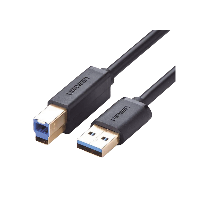 10372 Cable USB-A 3.0 macho a USB-B macho / Ideal para Impresora, Escáner, Pianos, Barras de sonido, etc. / Plug & Play / Compatibilidad Universal / 2 metros