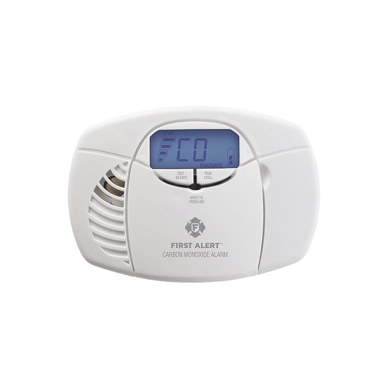 1039727 Alarma de monóxido de carbono (CO) operada por baterías con display digital