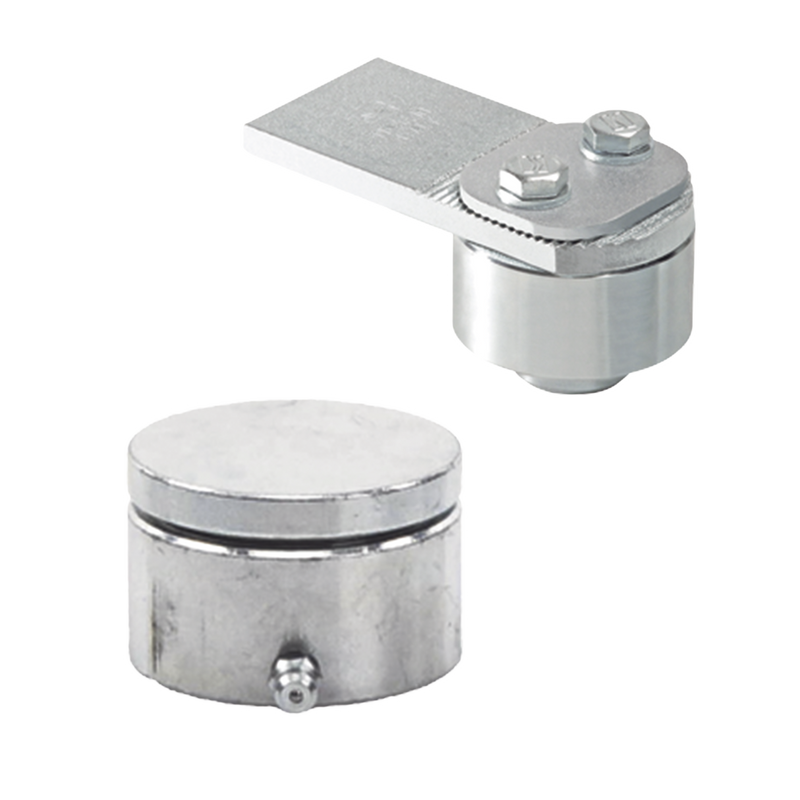 10800414-001 85G+87G / Kit de Bivelo y Tejuelo Grandes Para Puertas de Hasta 650 Kg