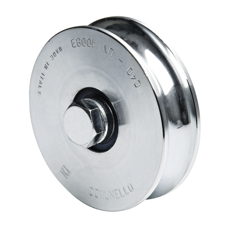 1150-5070-001 Rueda de 16 cm SIN Soporte / Soporta hasta 575 kg / Canal Tipo U
