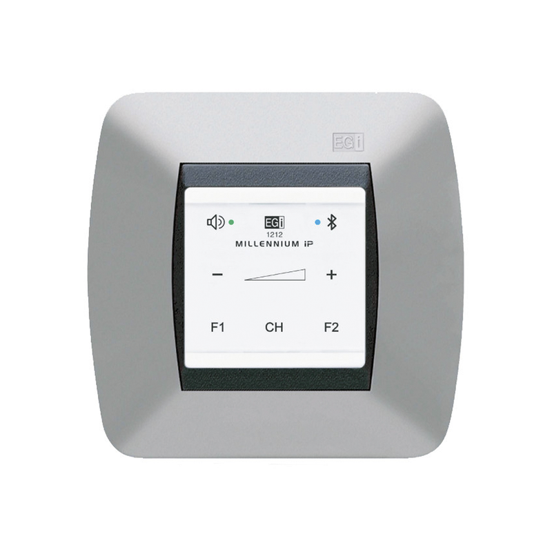 1212 Mando Bluetooth IP | Control Táctil | Compatible Sistema Millennium | Alimentación PoE | Color Blanco |