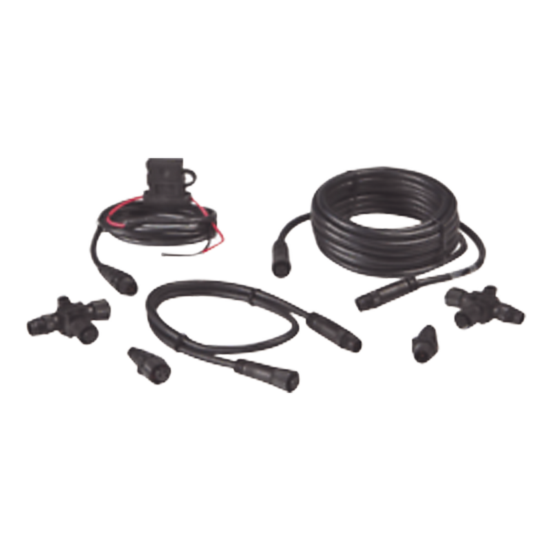 000-0124-69 Kit de Conexión NMEA 2000® / Incluye Cables de Extensión 0.61 m y 4.55 m / 2 Conectores T / 2 Terminadores de Red / Cable de Alimentación 0.6 m