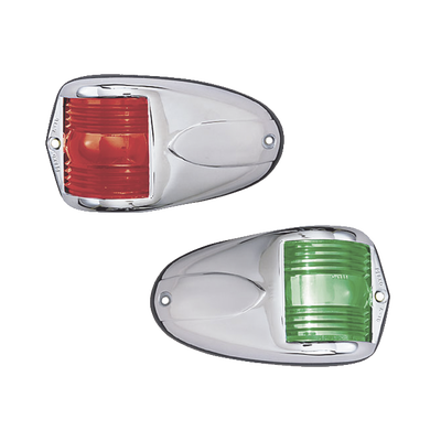 Set de Luces Laterales de Montaje Horizontal con Carcasa de Acero para Embarcaciones a Motor de Menos de 12 Metros