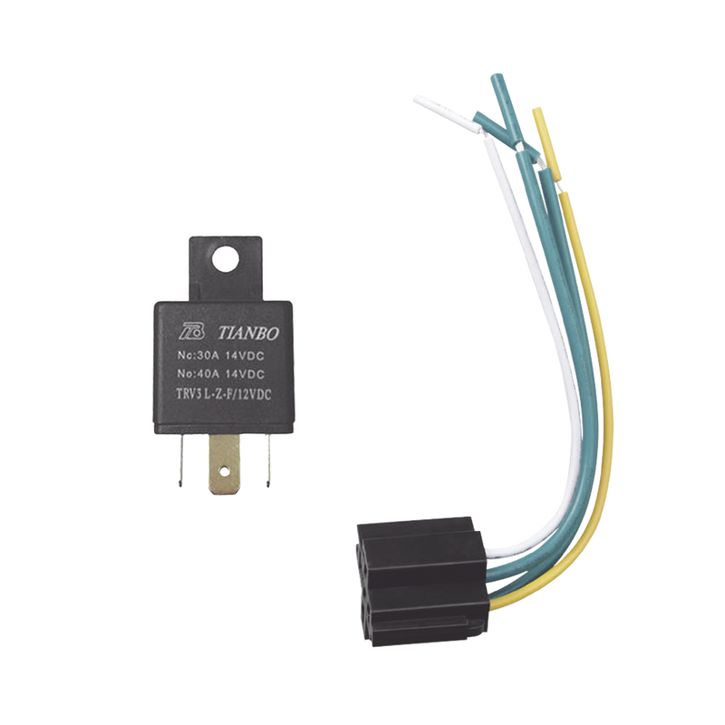 12VRELAY Relevador de 5 pines automotriz de 12 volts