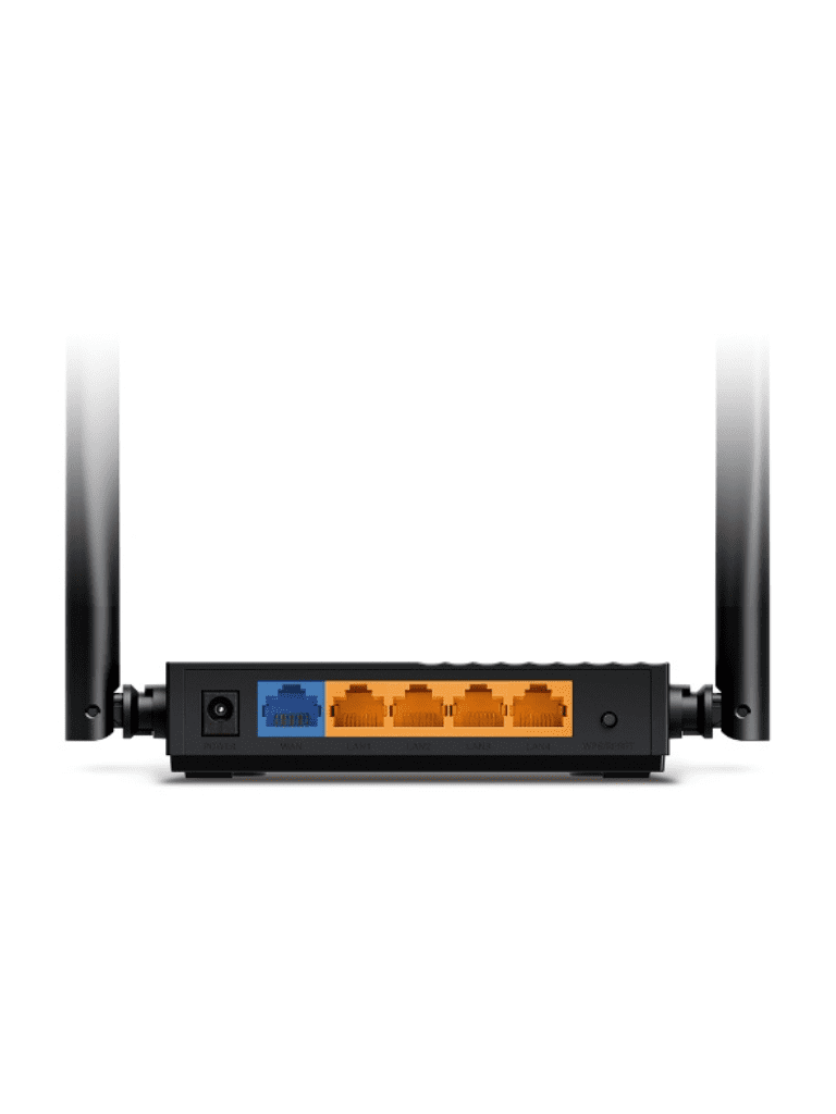 TP-LINK Archer C64 - Ruteador WiFi AC 1267Mbps con 1 puerto WAN y 4 puertos LAN RJ45 Gigabit Ethernet, MU-MIMO, 4 antenas fijas, en modos de enrutador y punto de acceso, con Beamforming.