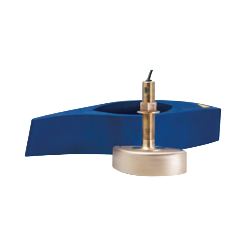 000-13964-001 Sensor de Profundidad y Temperatura B258 / 1 kW RMS / Frecuencias Duales 50-200 kHz / Rango de Profundidad 500 m / Bronce / Instalación Thru-Hull / Compatible con Ecosonda BSM-1