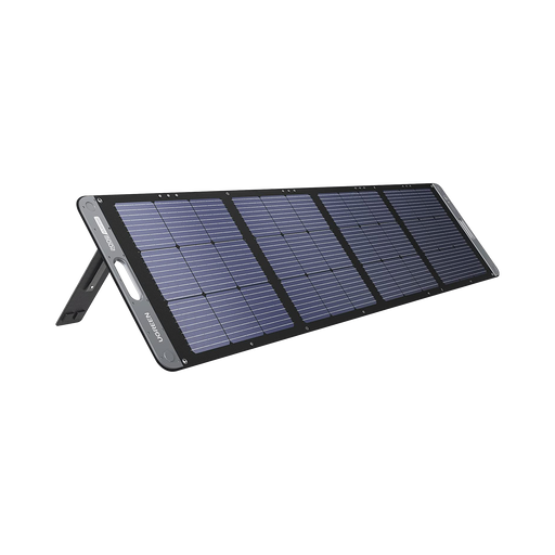 Panel Solar Plegable 200W / Recomendado para el Power Station Portable de 1200W UGREEN /  Alta Eficiencia de Conversión / Alineación Inteligente de la Luz Solar / Resistente Al Agua y Duradero / Incluye Cable XT60 Macho a Macho 2m. - Toer