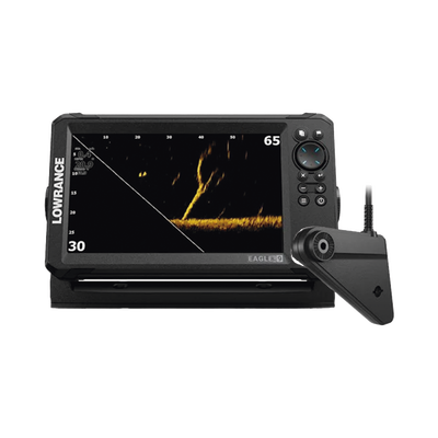 Eagle eye 9 ecosonda en pantalla horizontal IPS de 9 pulgadas, incluye transductor ojo de águila