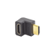Adaptador HDMI de 90 Grados Macho a Hembra / Hacia Arriba / HDMI 2.0  4K@60Hz / Proporciona Flexibilidad Sin Doblar los Cables HDMI - Toer