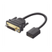 Convertidor DVI macho a HDMI Hembra | Bidireccional | DVI 24+1 | 1080P@60Hz | Cable de 22cm | Negro. - Toer